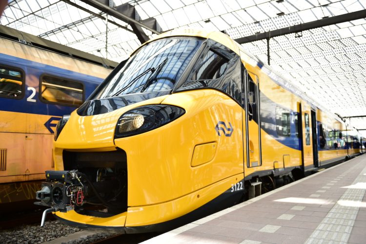 Intercity Next Generation Train at Rotterdam Central Station 