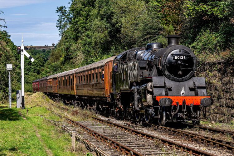 The NYMR Railway Autumn Steam Gala Gets underway with Steam Trains in and around Goathland on the North York Moors