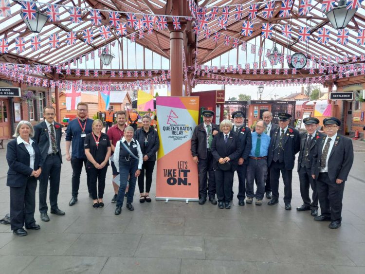 The Kidderminster Station Team before the Queen's Baton Relay Day began, credit Dan Shorthouse (2)