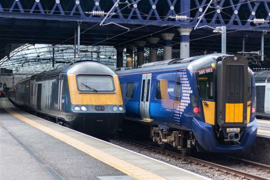 new and old scotrail Train
