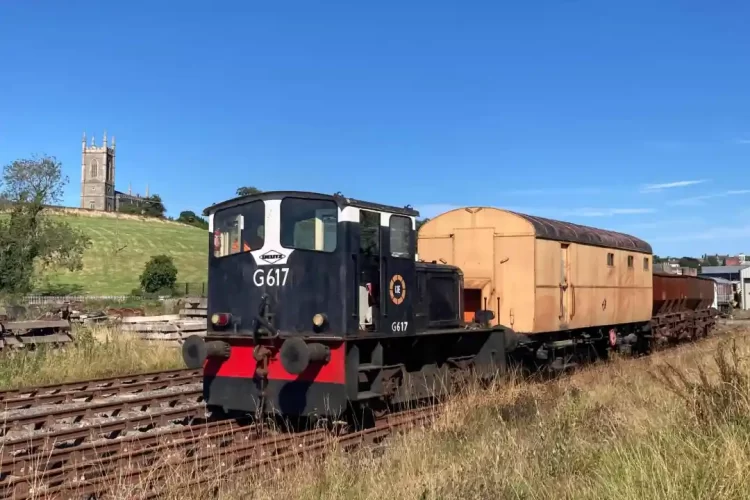 Wagons at Downpatrick and County Down Railway // Credit: Downpatrick and County Down Railway