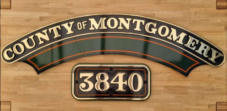 County of Montgomery's name and number plates. Credit: Churchward County Trust.