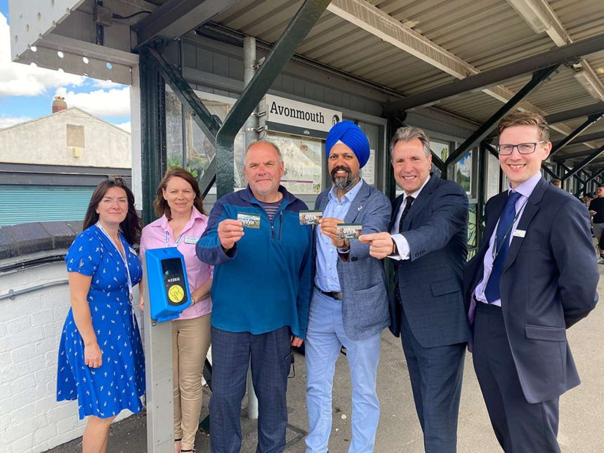 Faye Keane, Severside; Heather Cullimore, Severnside; Don Alexander, Bristol City Council’s Cabinet Member for Transport; Tan Dhesi MP, Shadow Rail Minister; Dan Norris and GWR's Business Development Director Tom Pierpoint.