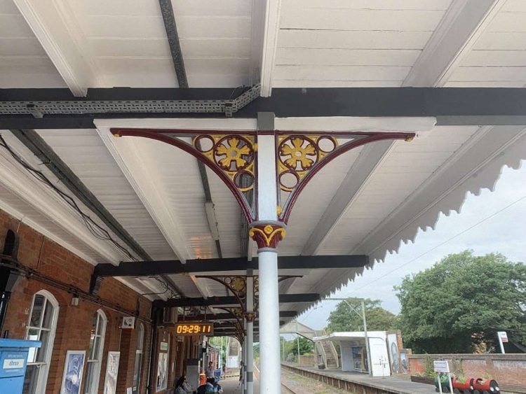 Frinton station canopy
