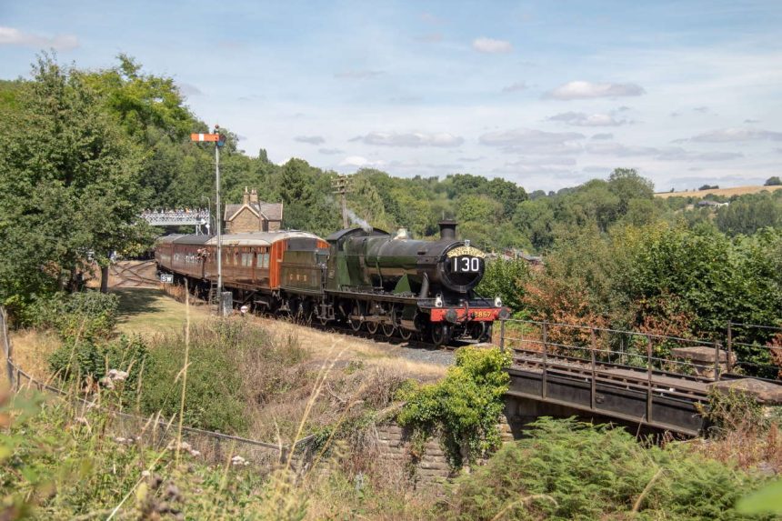 GWR 2857 Heads South From Highley,