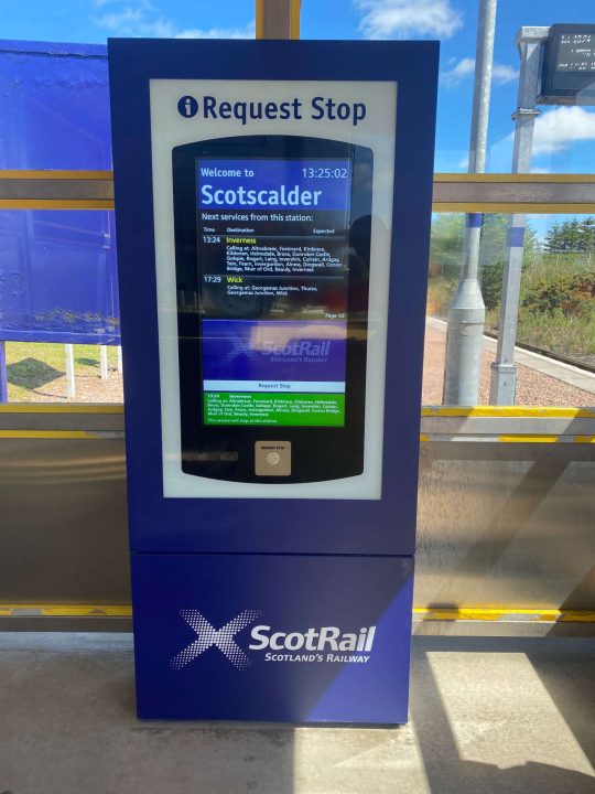 Scotscalder request stop
