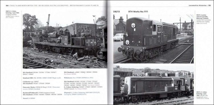 BTH and North British Type 1 104-105a