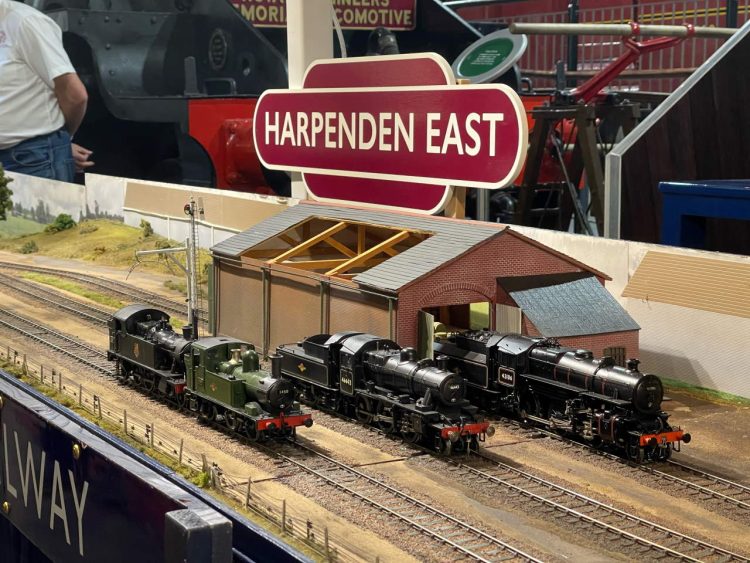 Photo opportunity for four SVR resident locos at Harpenden East