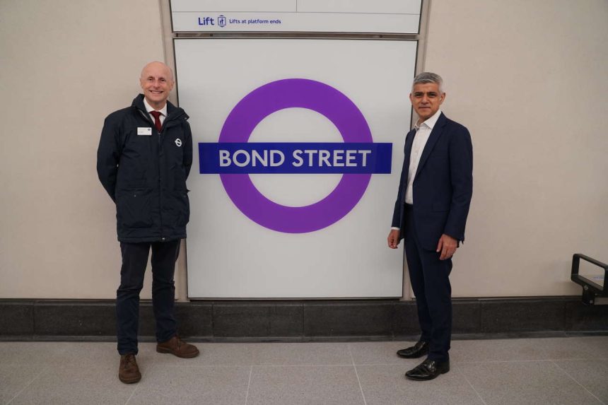 Bond Street Elizabeth Line station now open