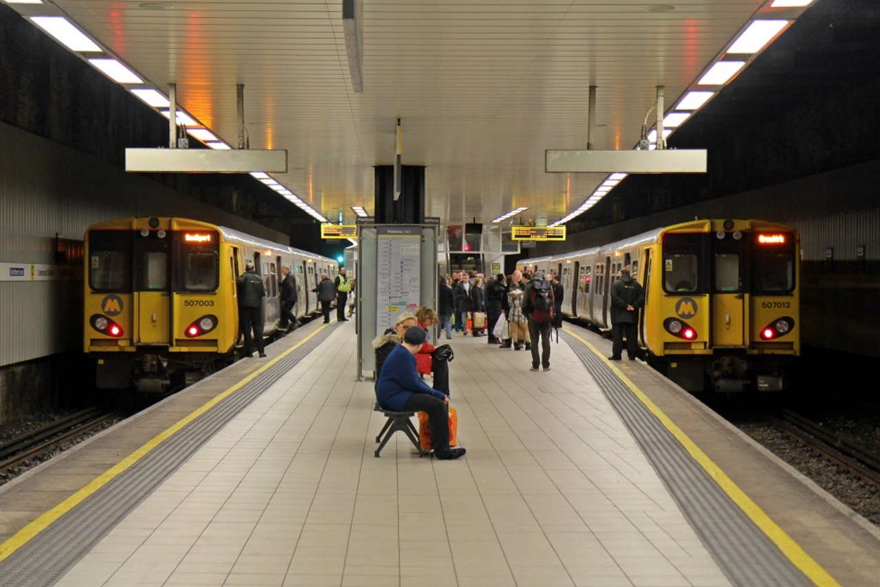 Merseyrail Class 507s at Liverpool Central