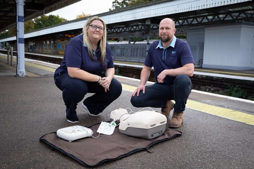 Defibrilators installed on Southeastern stations will help save lives