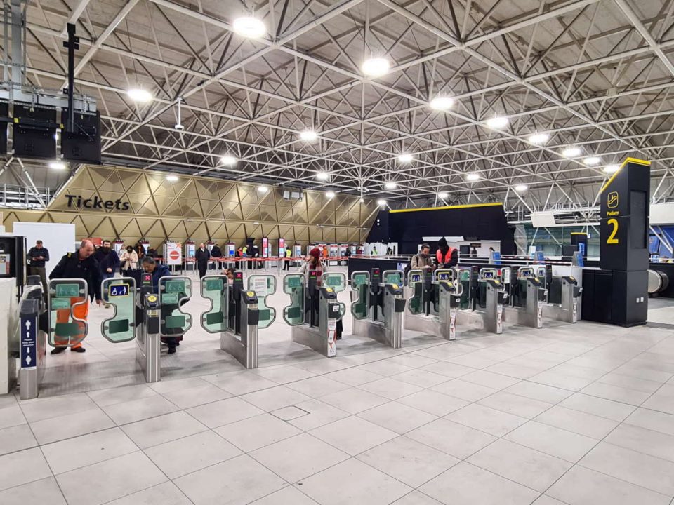 Gatwick Airport station gates