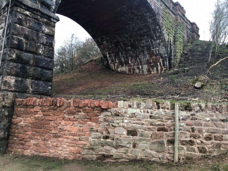 Repairs made to flood defenses on Long Meg viaduct