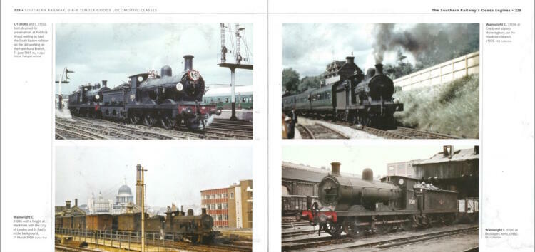 Southern Railway 0-6-0 Tender Goods Locomotive Classes 228-229