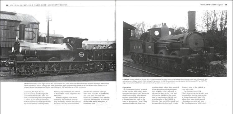 Southern Railway 0-6-0 Tender Goods Locomotive Classes 28-29