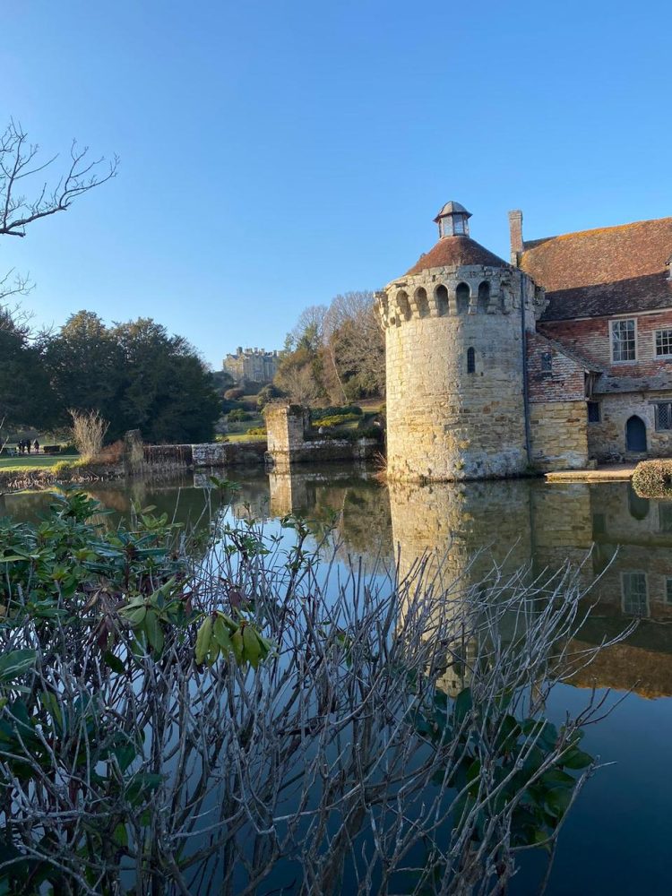 The tour operators visited Scotney Castle on their trip around Kent
