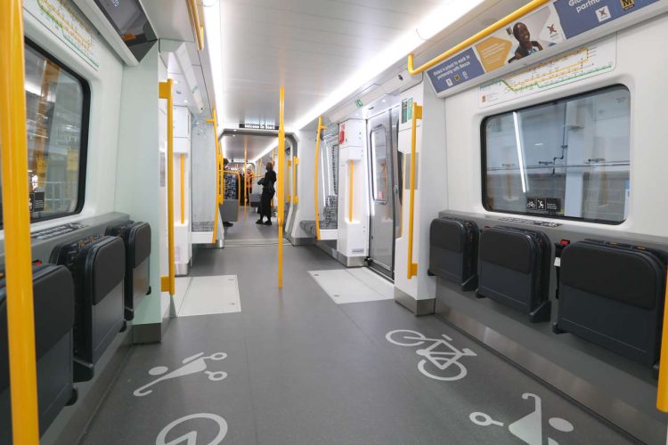 Easy accessibility on Tyne and Wear Metro's new Class 555 train