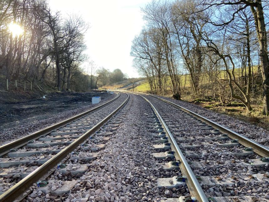 Double track section on levenmouth