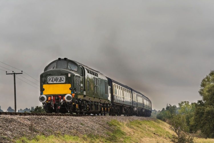 English Electric Type 3 BR Class 370 Diesel-Electric Locomotive No. D6948 Picture GWSR 