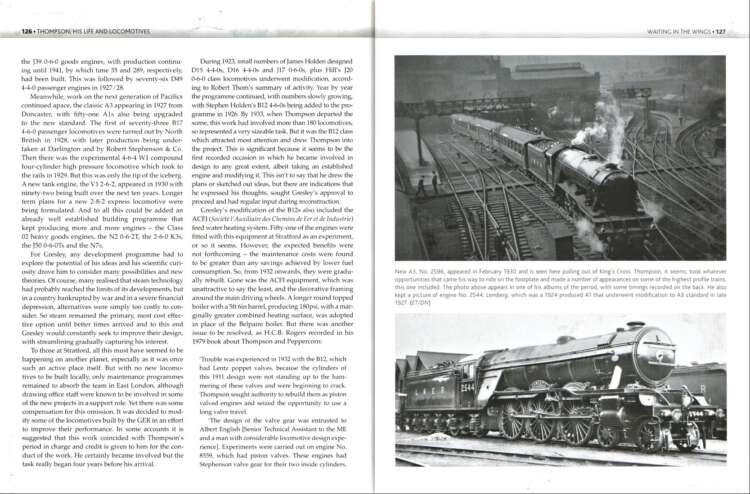 Thompson, His Life and Locomotives 126-127