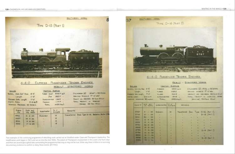 Thompson, His Life and Locomotives 128-129 1