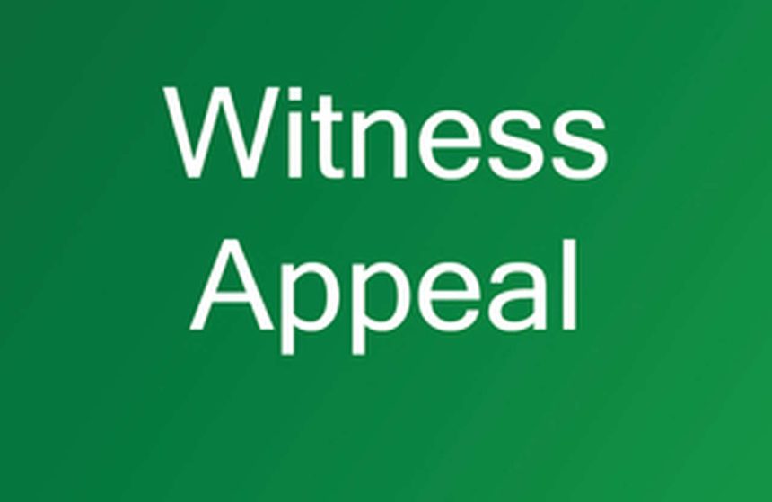 RAIB witness appeal