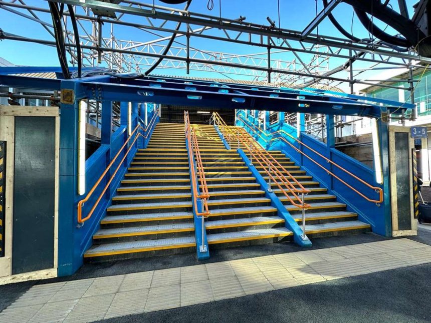 Clapham Junction railway station staircase
