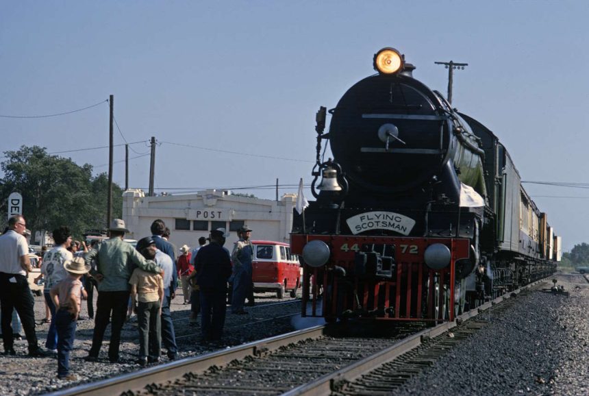 Flying Scotsman at Post, Texas in 1970.