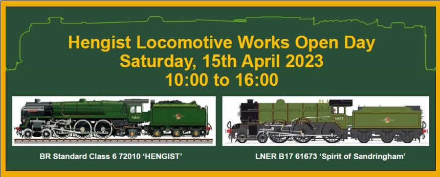 Hengist Locomotive Works Open Day