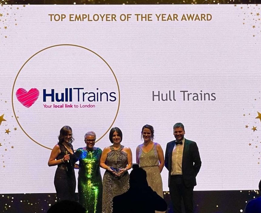 Hull Trains at the Women in Rail Awards
