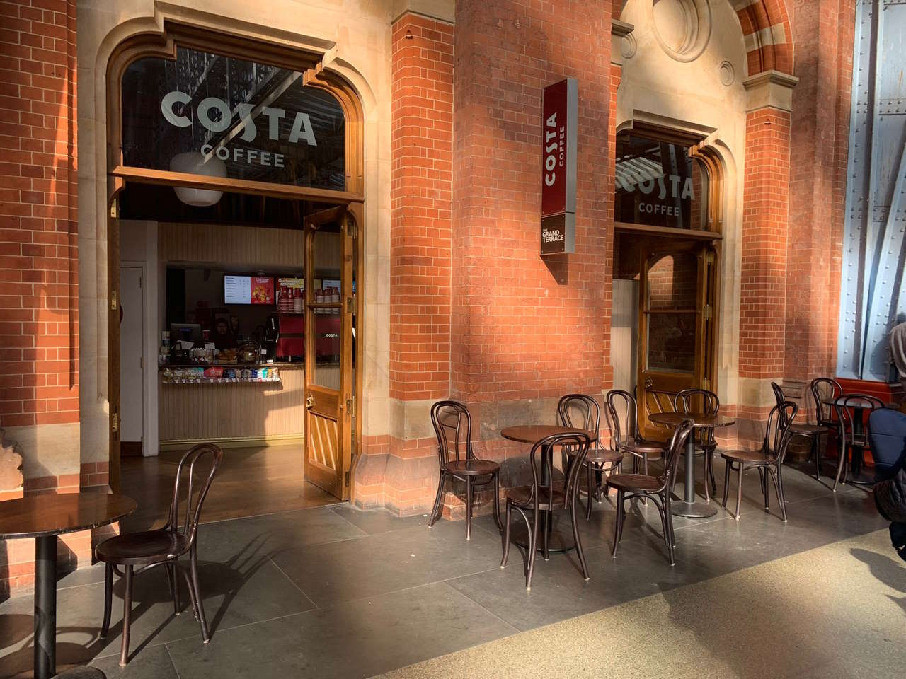 Two major London Station's get three new Costa Coffee stores