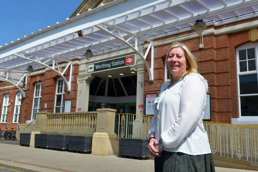 Worthing station manager Lorna Hadley
