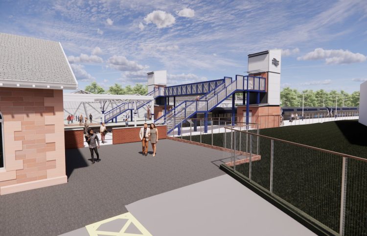 Dumfries Stations proposed new footbridge