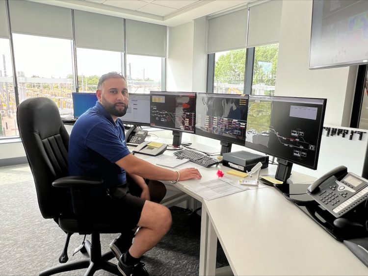 New control suite at Gosforth Metro Depot