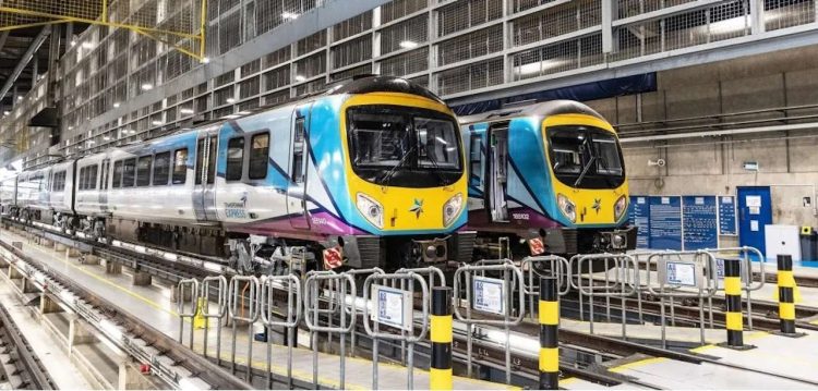 Class 185s in Siemens Mobilitys Ardwick Depot in Manchester