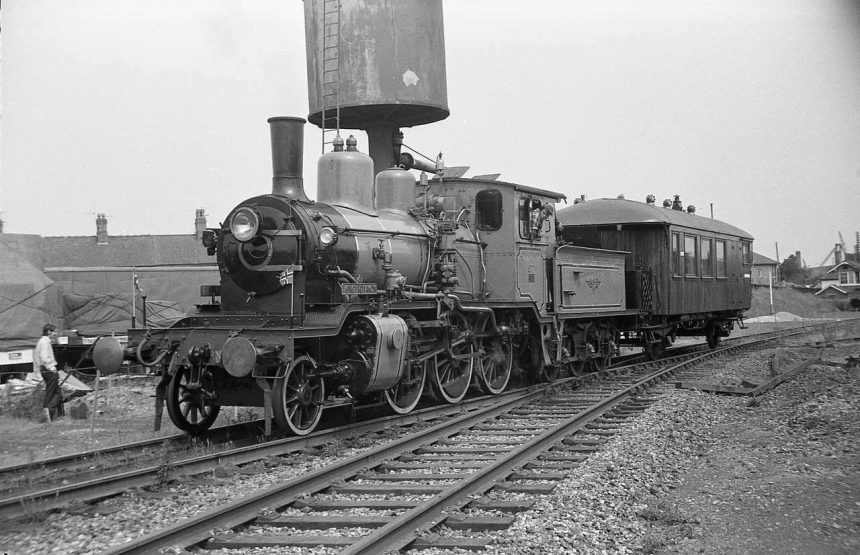 June 24th 1973 special train between Loughborough and Quorn and Woodhouse station