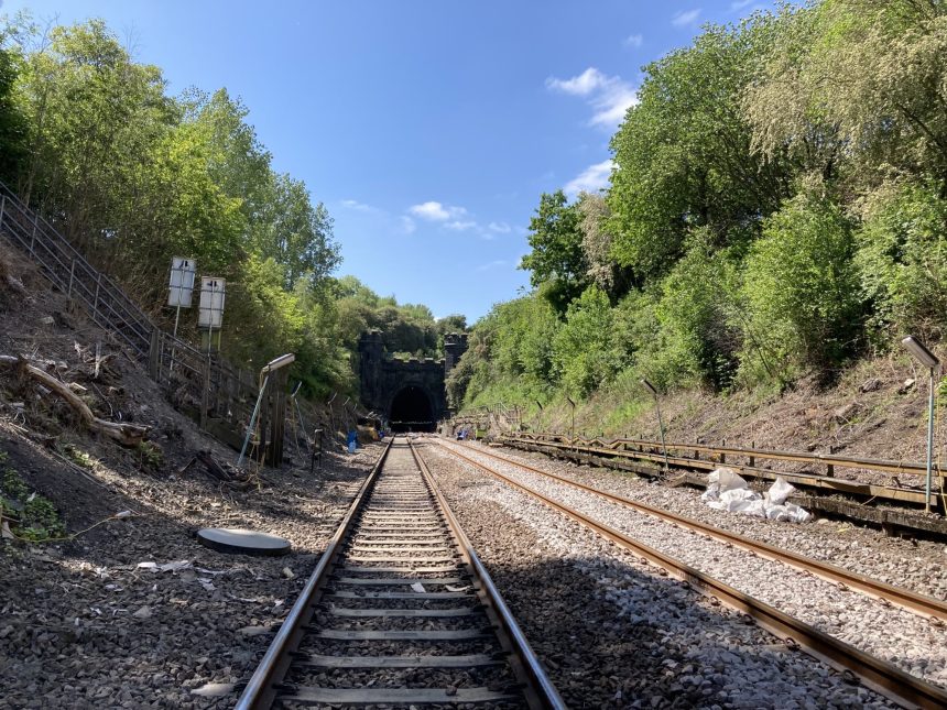 Major track upgrades at Clay Cross and Milford tunnels