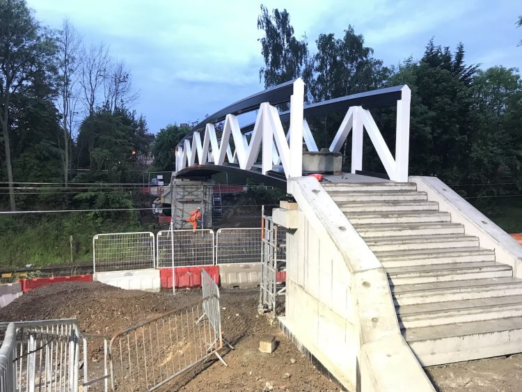Strathbungo Footbridge installation