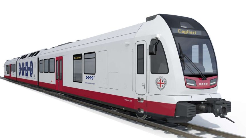 Visualisation of the new hydrogen trains for ARST in Sardinia