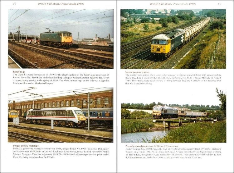 British Rail Motive Power in the 1980s 50-51