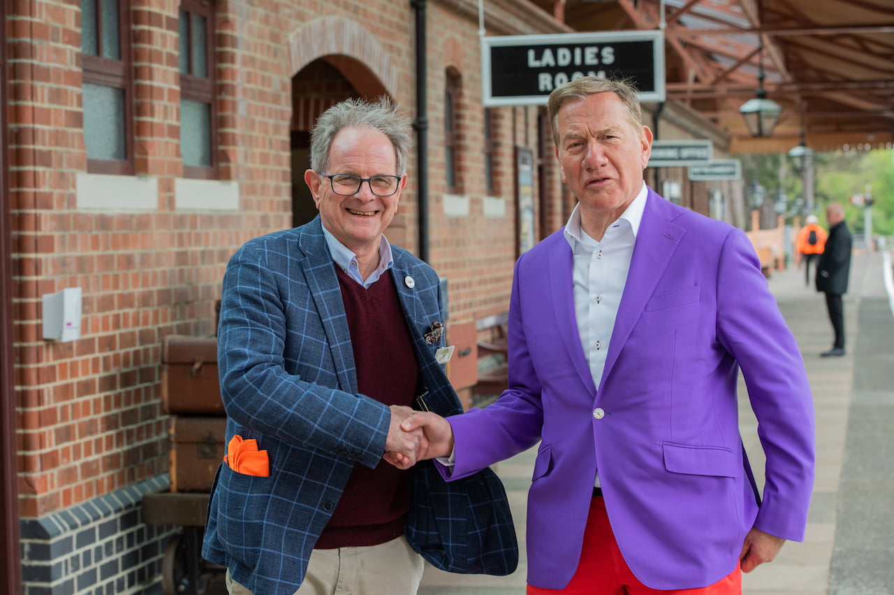 Michael Portillo visited the Gloucestershire Warwickshire Railway to film a segment for a new TV programme. // Credit Michael Portillo visited the Gloucestershire Warwickshire Railway to film a segment for a new TV programme // Credit: Jack Boskett