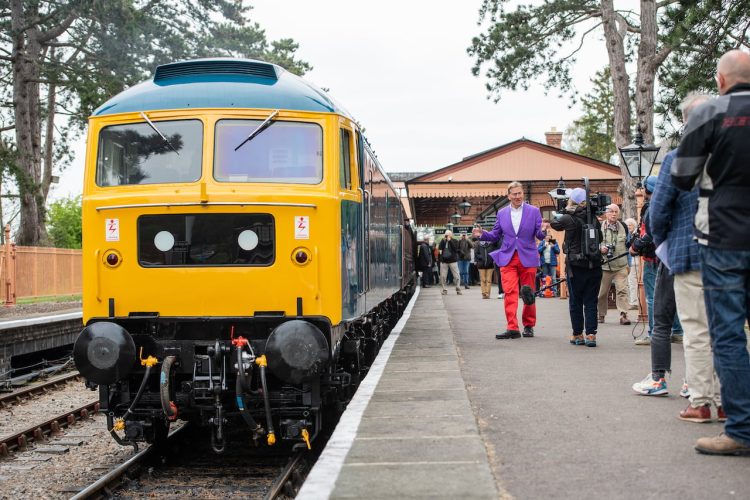 Michael Portillo visited the Gloucestershire Warwickshire Railway to film a segment for a new TV programme.