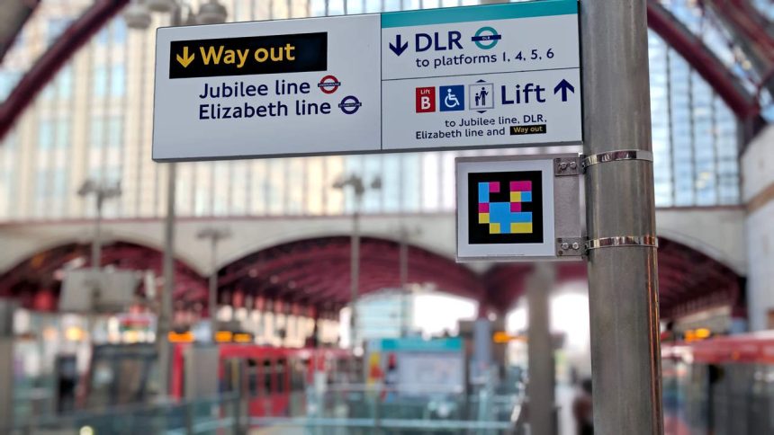 TfL Image - Visor DLR at Canary Wharf