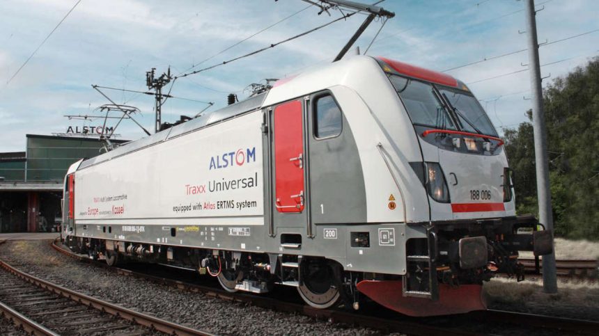 Traxx Universal multi-system locomotive at Alstoms Kassel site in Germany