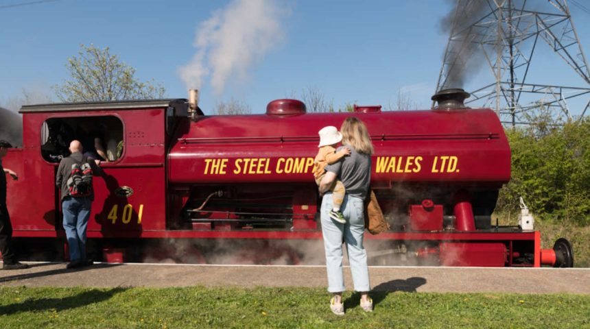 loco 01 on the Stephenson Steam Railway