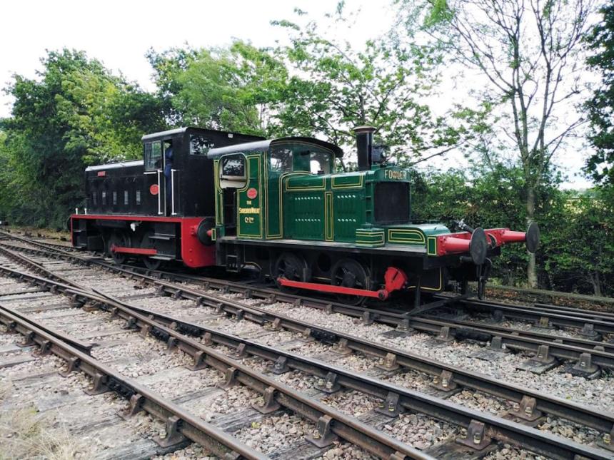 Diesels at the Mid-Suffolk Light Railway