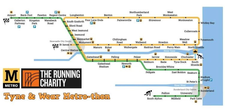Ben Cook's Metro Marathon route