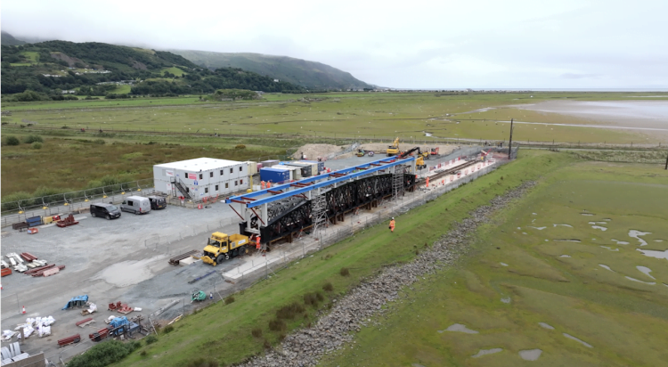 New span in Morfa compound_Barmouth