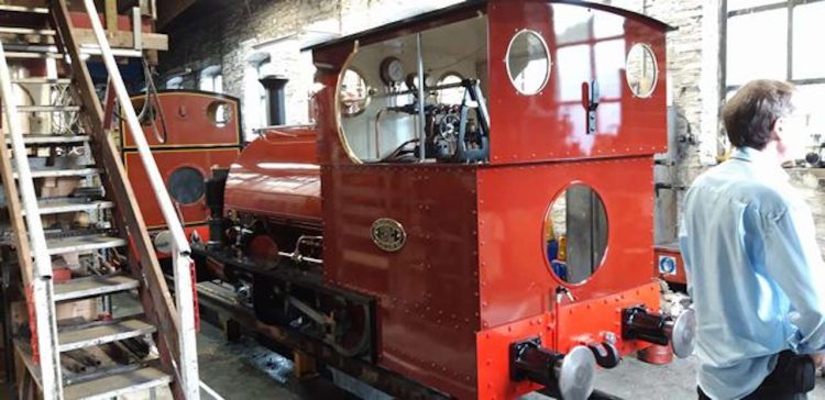 No.10 parked in the engine shed
