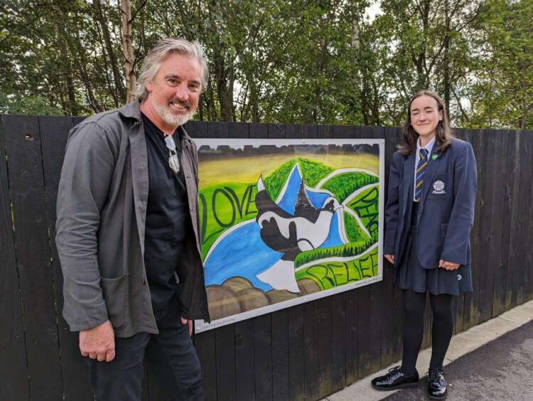 Saddleworth pupils' artwork shows pride in place at Greenfield station